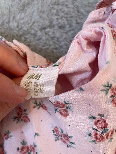 Nadychané šaty so spodničkou, h&m,92