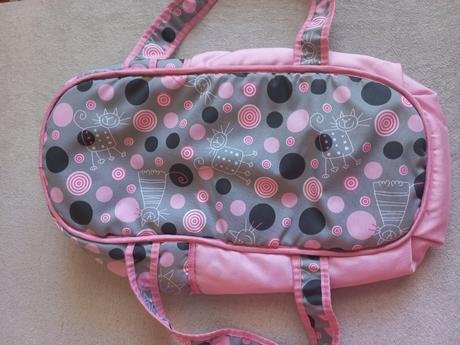 Taška nosič alebo vložka do kočiarika pre babiku., 