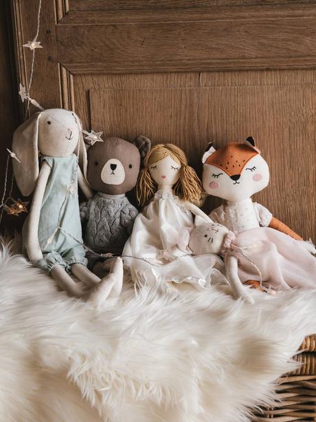 Textilný vysoký zajko, 