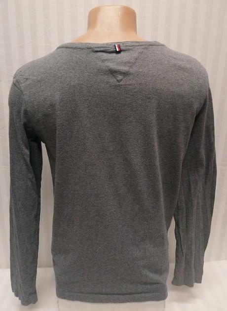 Sivé tričko s nápismi, tommy hilfiger, 164 cm, tommy hilfiger,164