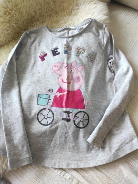 Tričko peppa, h&m,128