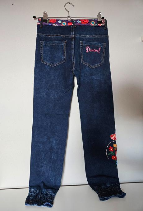 Desigual dizajnérske džínsy 164 nové, desigual,164