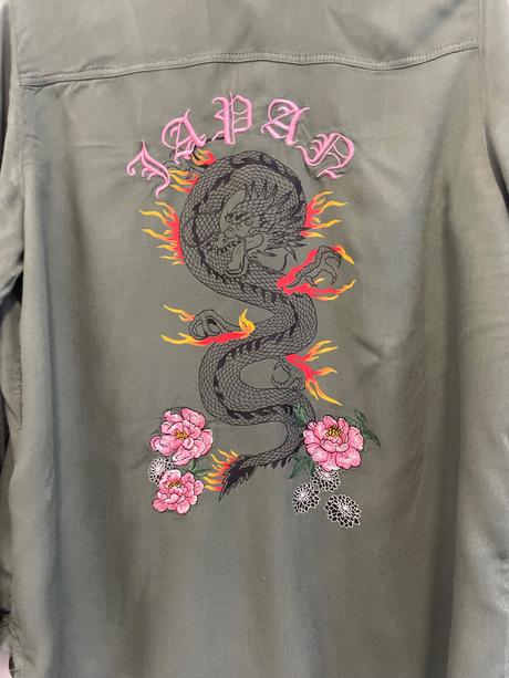 Košeľa s drakom, h&m,40