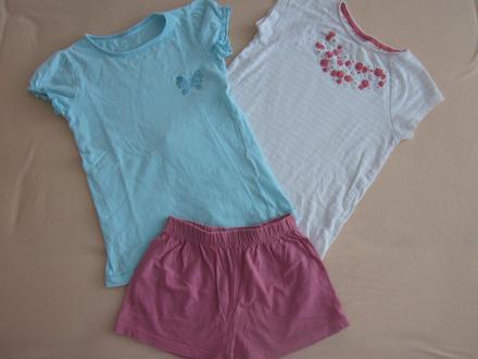 Tričká + šortky , dopodopo,116