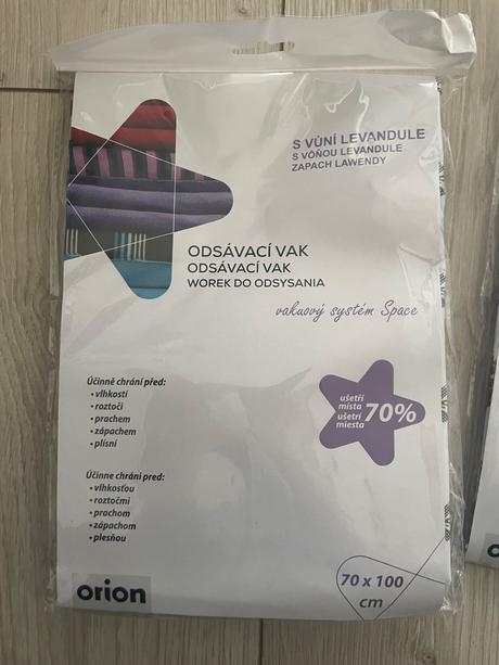 1 vákuové vrece -levanduľa,