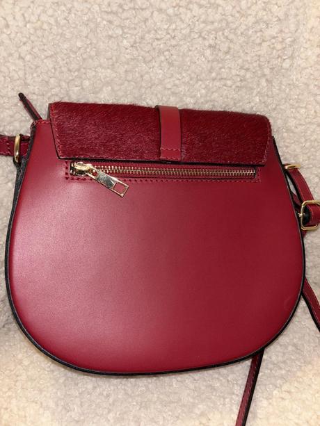 Kožená crossbody kabelka s konskou srsťou answear, answear