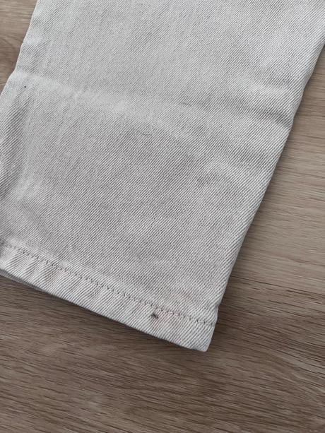 Krémové boyfriend rifle, amisu,s