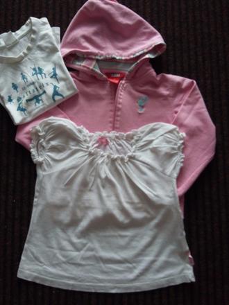 Mikina + 2 x  tričko, kenvelo,110