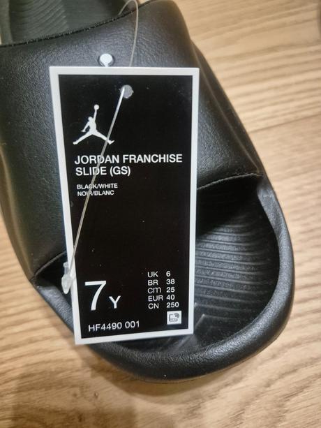 Šľapky jordan (franchise slide (gs)), air jordan,40