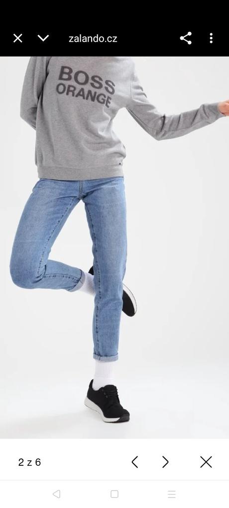 Hugo boss orange jednoduchá mikina s, hugo boss,s