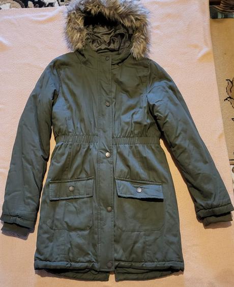 Dievčenská khaki parka velk. 158, pepperts,158