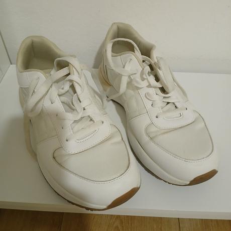 Bielo-béžové tenisky tchibo, tcm,39