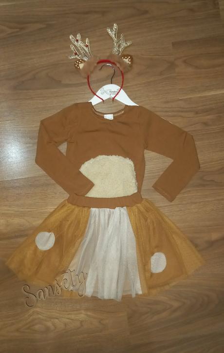 Sukňa (šaty) srnka s čelenkou, 