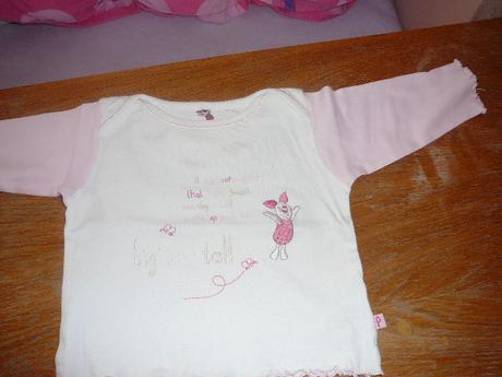 Suknička+tričká, h&m,74