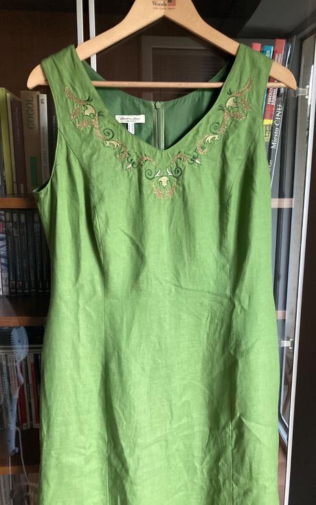 Dlhé ľanové šaty christian berg, l