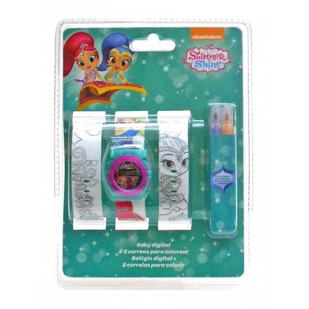 Sada shimmer & shine- hodinky a fixky, 