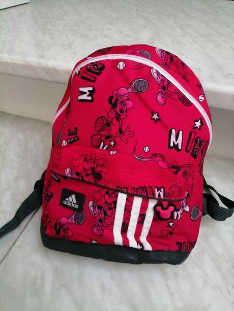 Ruksak pre dievčatka adidas ruzovo červeny, adidas