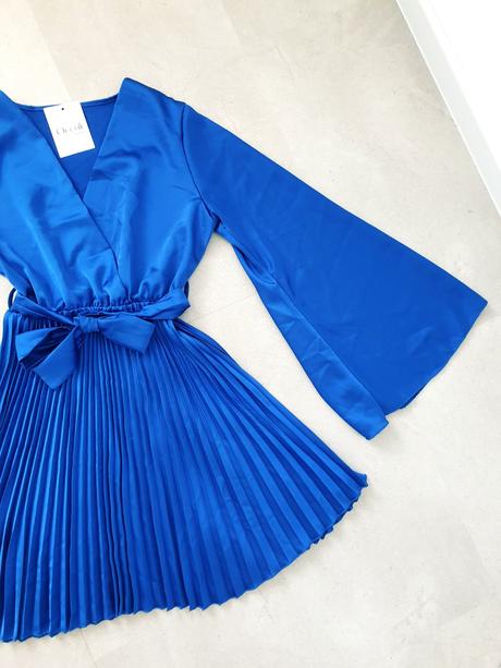 Modré šaty xs/s, 34 / 36 / s / xs