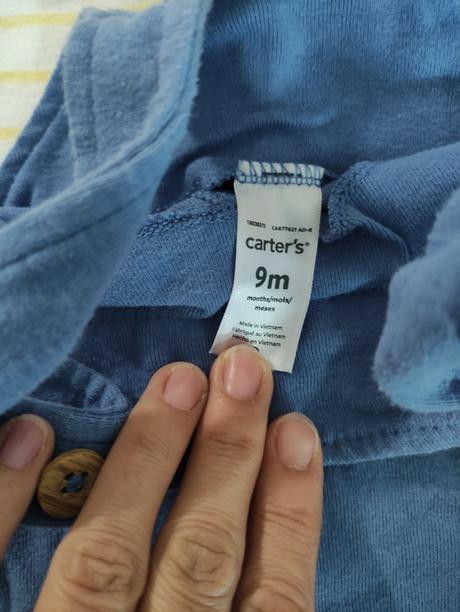 Set tričko overal na traky, carter's,74