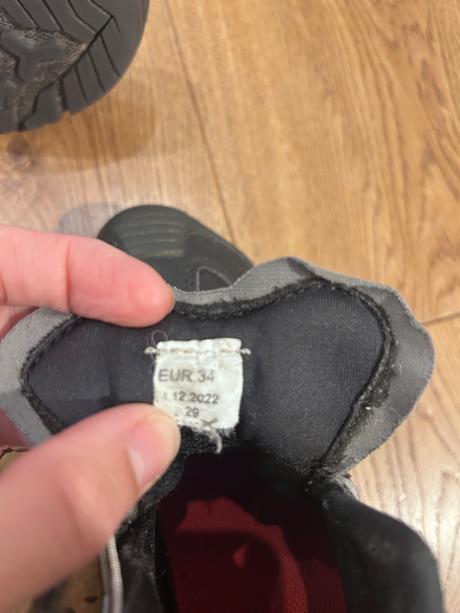 Nepremokavé topanky, quechua,34
