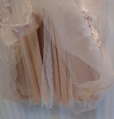 Kostým krémové šaty, 140-152 cm, 