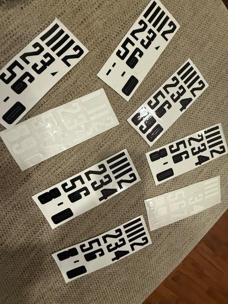 Hokejové nálepky na prilbu, hokejku, 