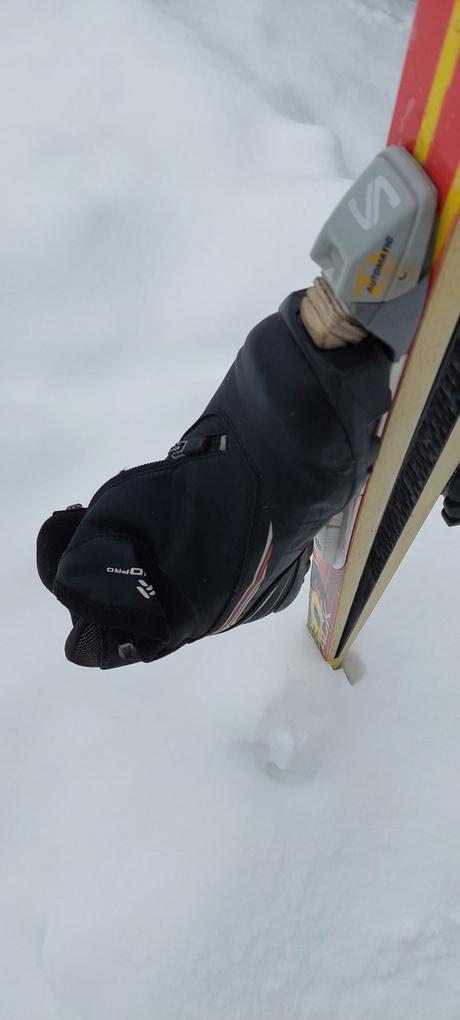 Predám detské bežky slegar 460 zack 160 cm + topán, 