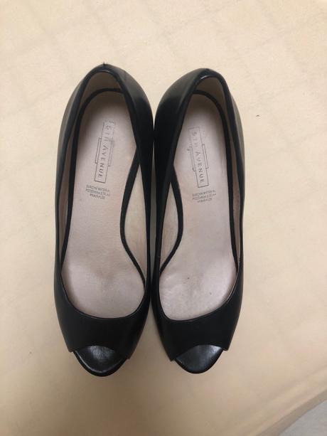 Damske lodicky, kozene, cierne, vel. 37, 37