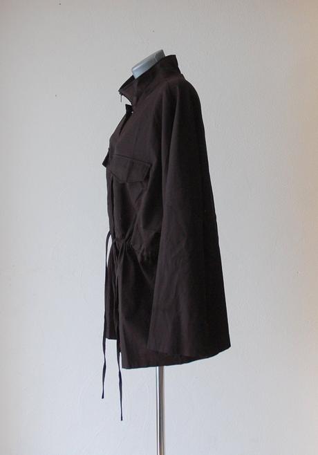Štýlová tmavohnedá field bunda zn.shein, 4xl