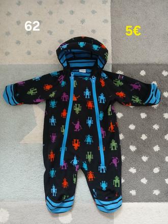 Prechodny flisovy overal 62, 62