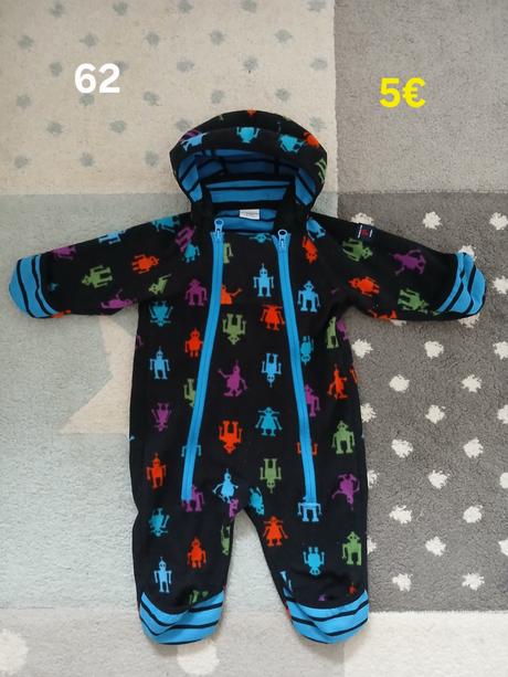 Prechodny flisovy overal 62, 62