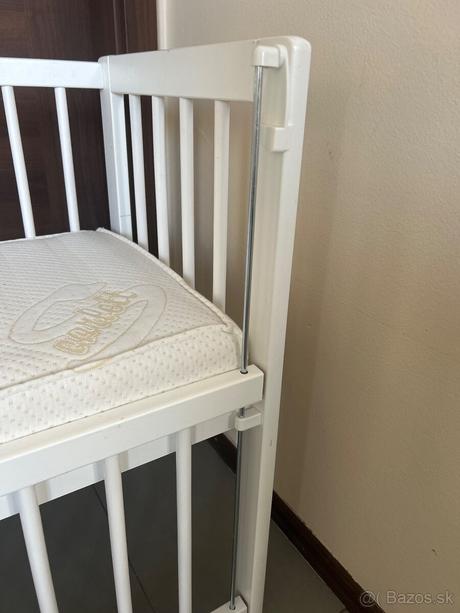 Detská postieľka s matracom, šírka (cm): 40,dĺžka (cm): 90