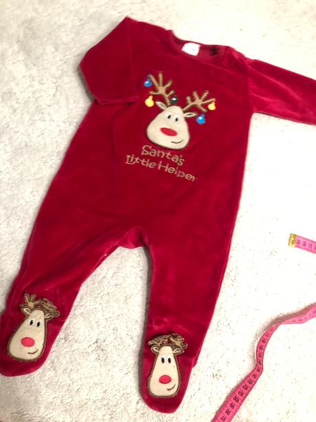 Overal vianočný sob 3-6m, 68