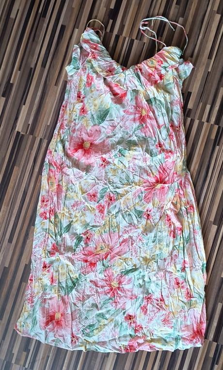 Letné kvetované šaty, h&m,xl