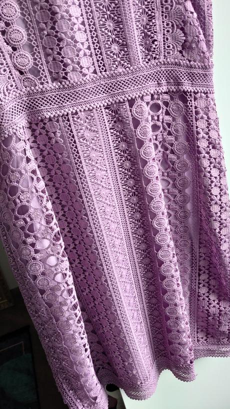 Fialové šaty, reserved,38