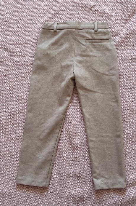 Béžové/krémové nohavice, zara, 110, zara,110