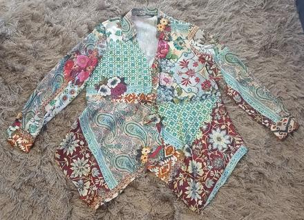 Farebná blúzka, zara,m