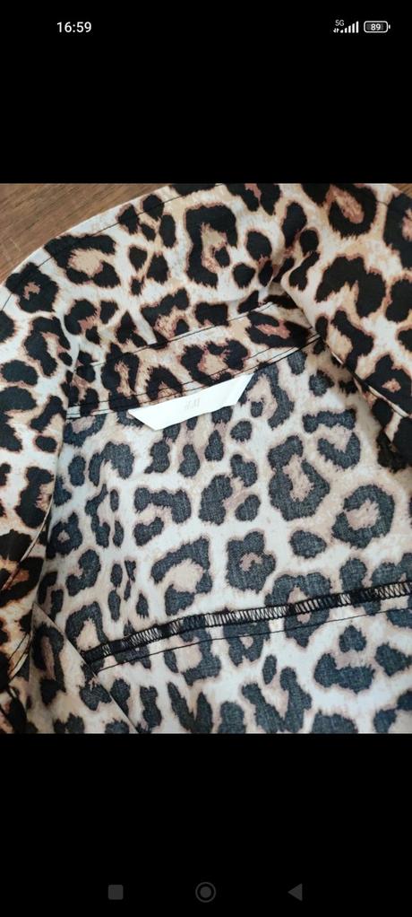 Dámska predĺžená košeľa, h&m,l