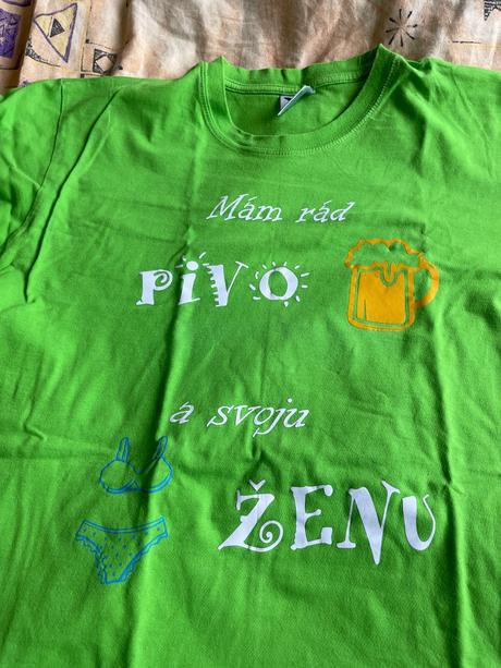 Kvalitné tričko s nápisom, l