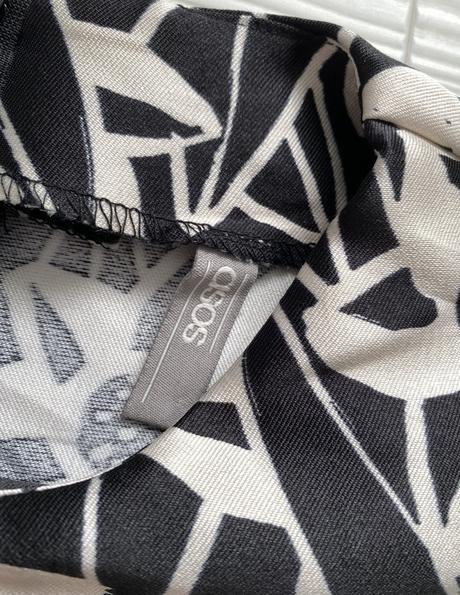 Asos - peplum kvetovaný top, s