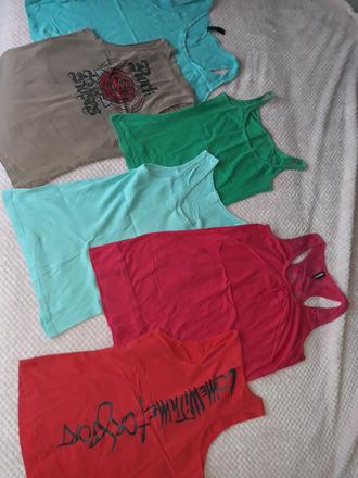 Tricka bez rukavov s-m, s