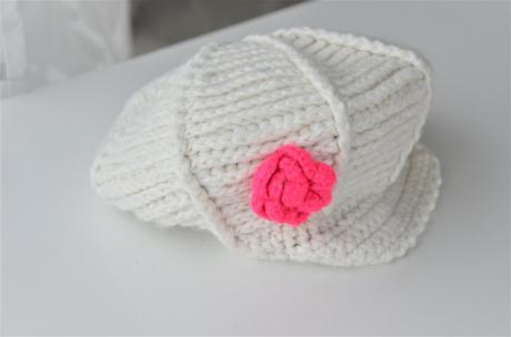 Pletená čiapka so šiltom-98/104, 98