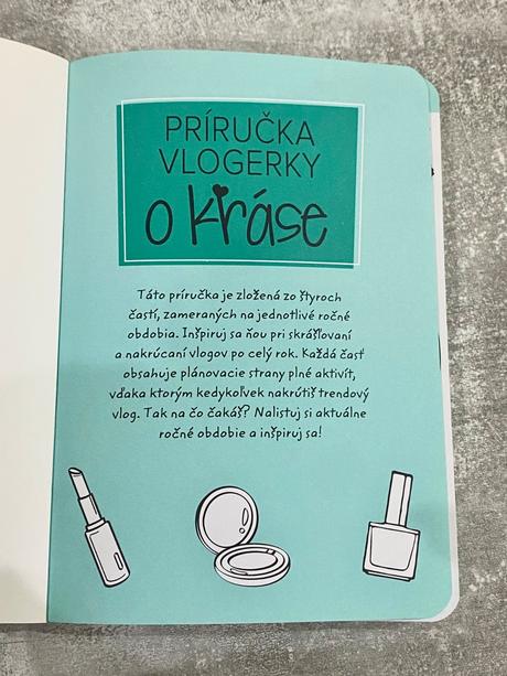 Kniha-príručka vlogerky o kráse, 