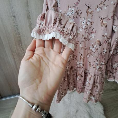 Šaty newbie ružové jelenček, newbie,116