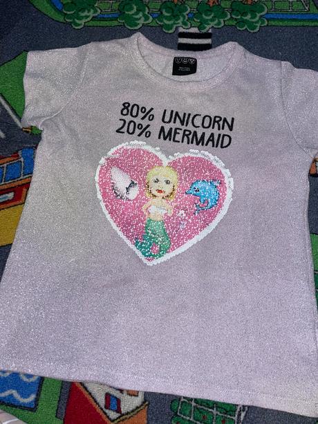 Trblietave tričko unicorn, young dimension,158