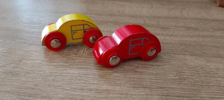 Drevená vláčiková zostava 76 ks, zn.carousel, 