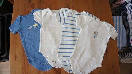 Body 4ks krátky rukáv rybky, kids,74