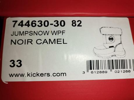 Zimné čižmy kickers, kickers,33