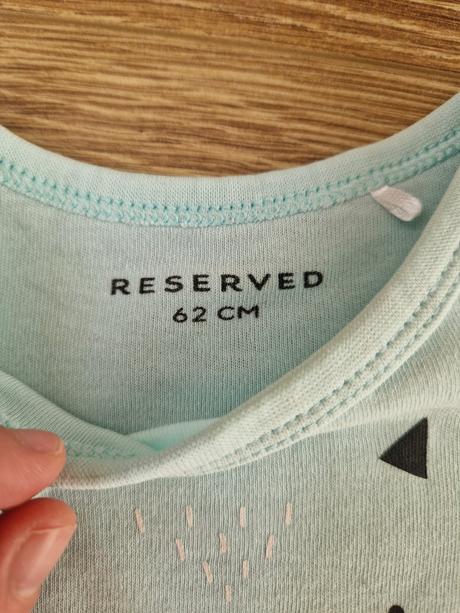 Dievčenské bavlnené body s dlhým rukávom veľ. 62, reserved,62