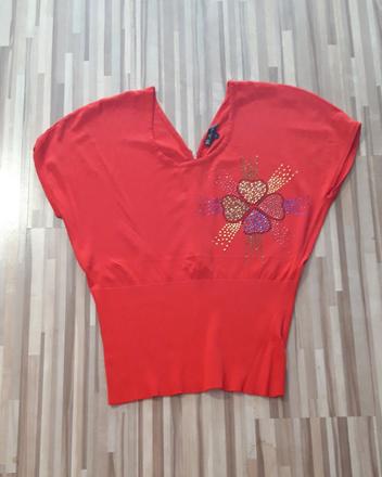 Krasne tricko z kamienkami 36, 36